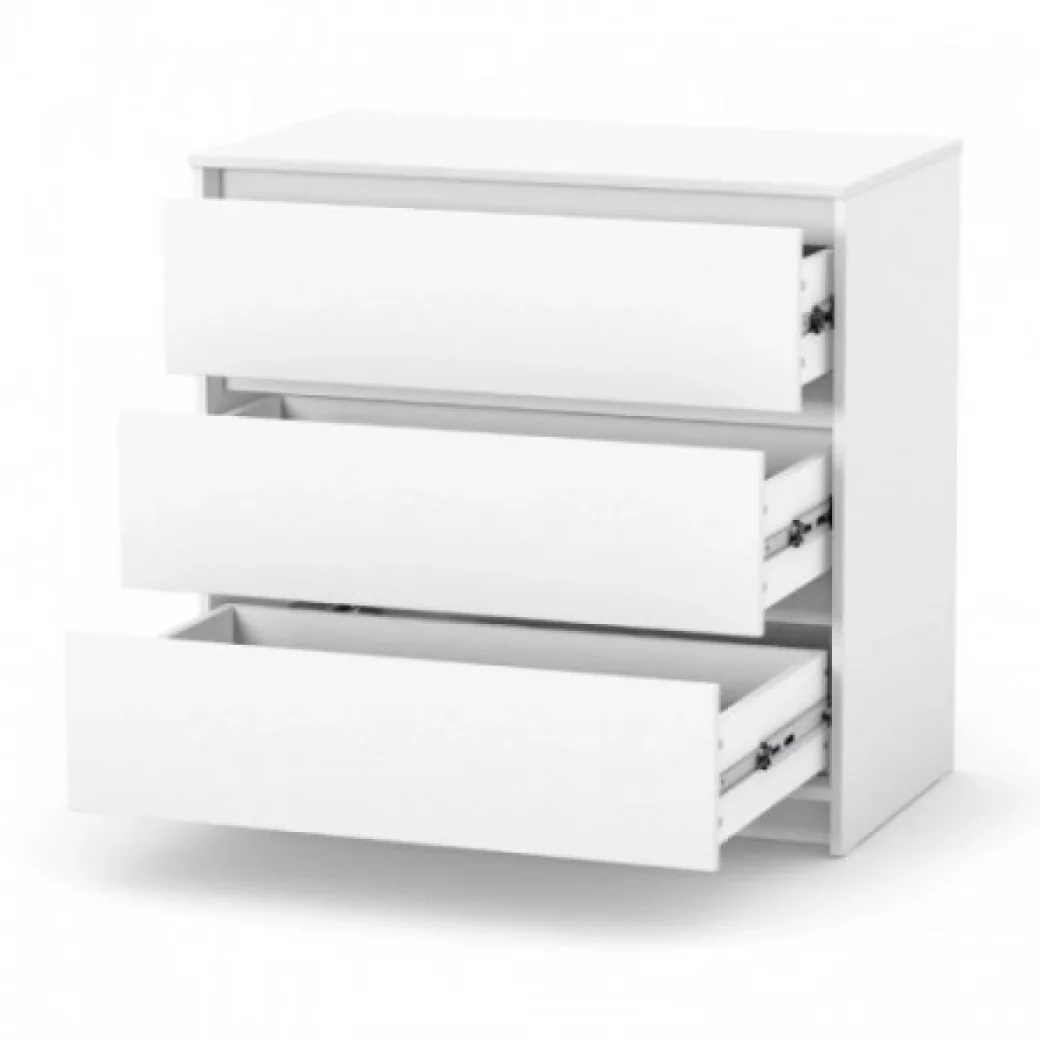 Veres Set mobilier copii Bern Oval (pătuț + comodă + dulap)