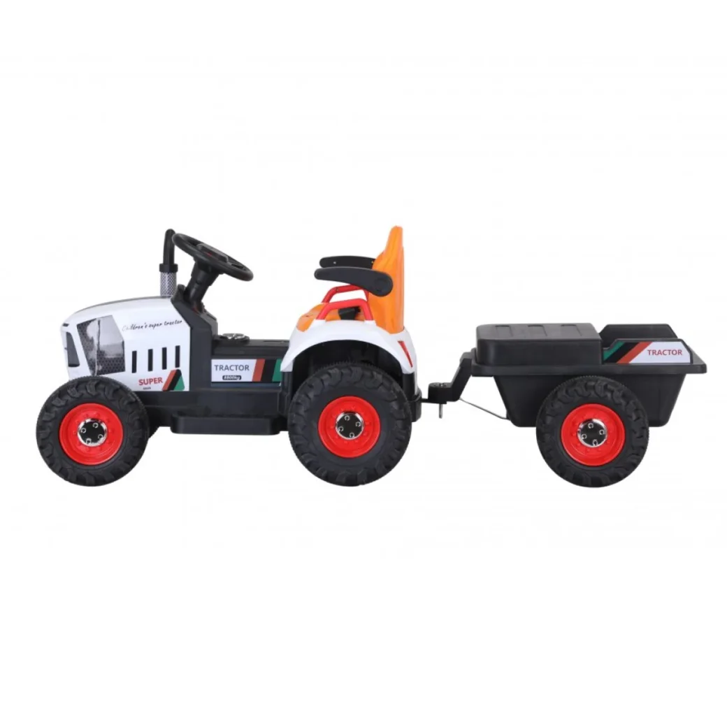 Tractor electric pentru copii cu remorcă 12V