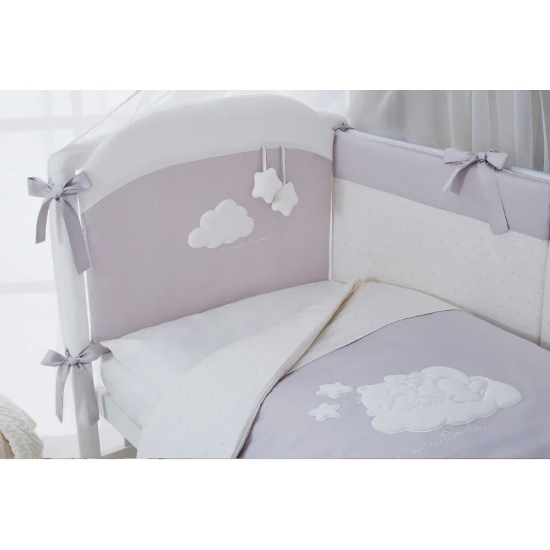 Lenjerie de pat pentru copii Perina Bambino (BB6-01.2) Gri