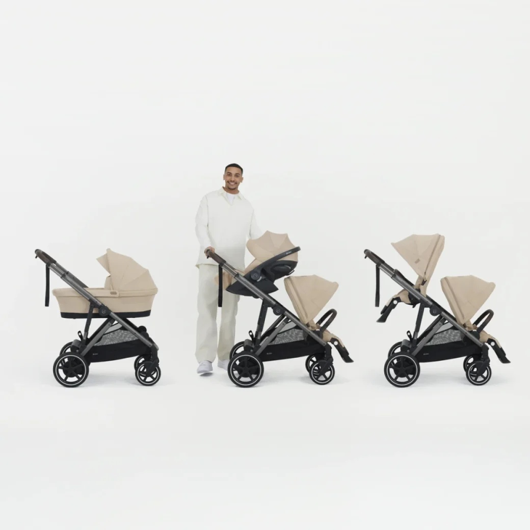 Детская коляска Cybex Gazelle S TPE BP Almond Beige