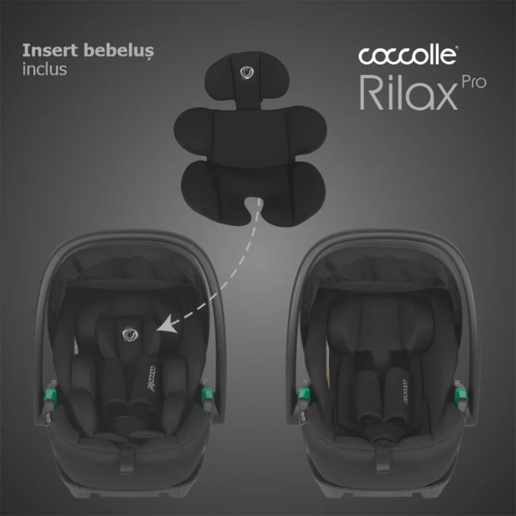 Scoica auto iSize Coccolle Rilax Black 0-13 kg