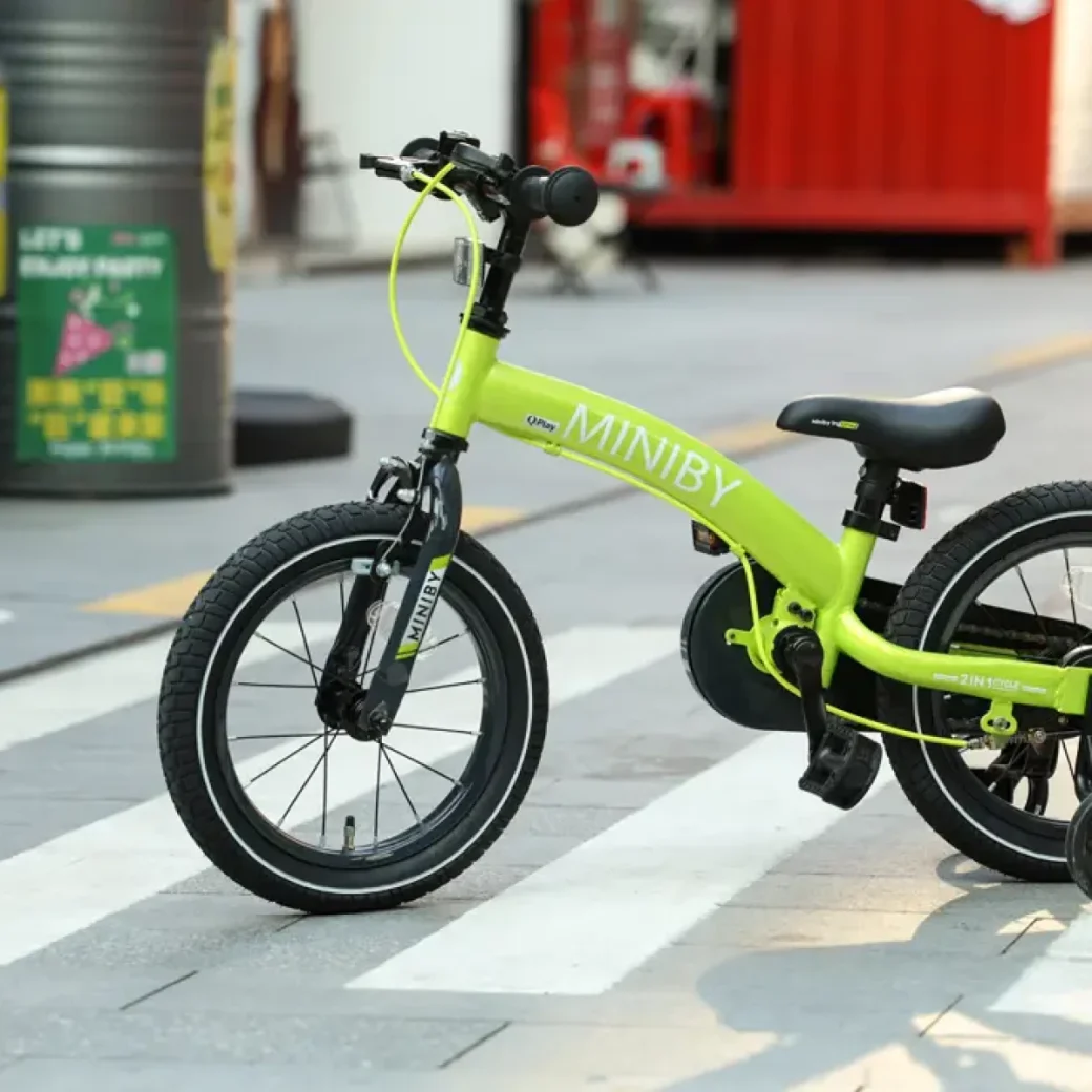 Bicicletă copii Qplay Miniby 3in1 14 Green
