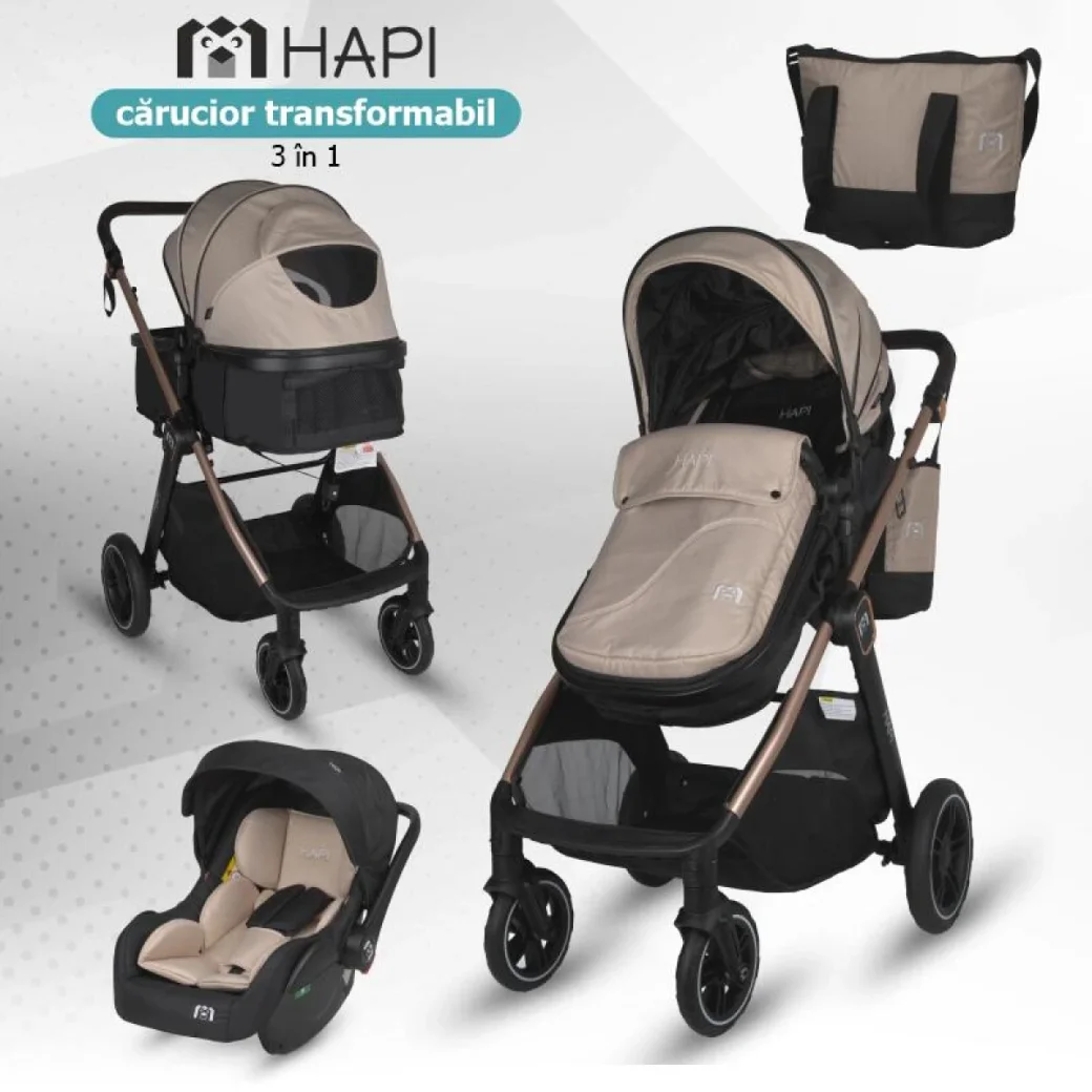 Coccolle Hapi Soley H2003 Carucior 3/1 - Simply Taupe