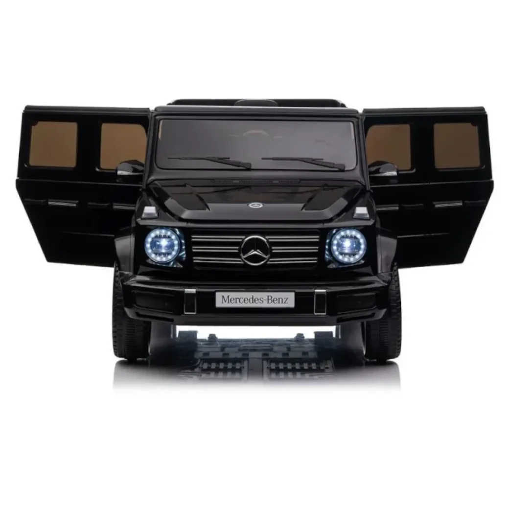 Детский электромобиль Mercedes-Benz G500 4x4 с пультом, EVA колёса, кожаное сиденье, 12V