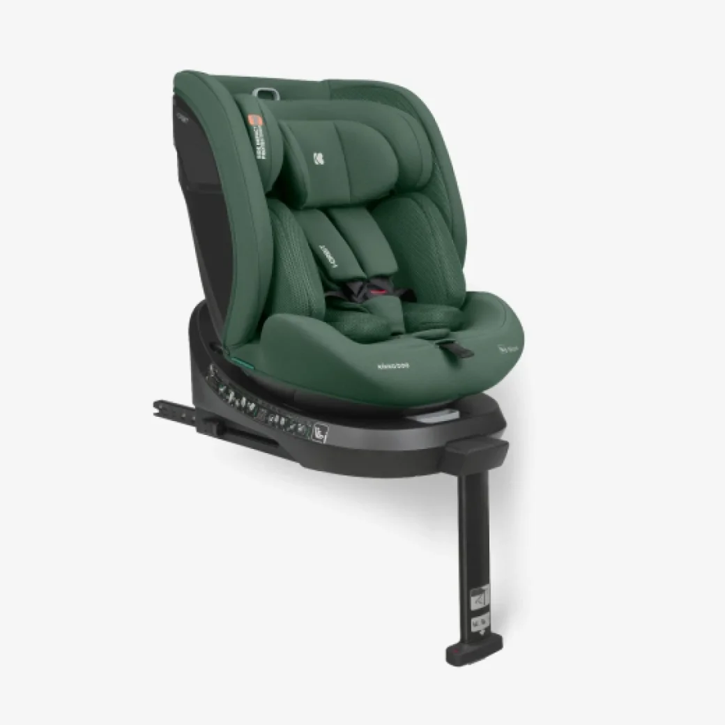 Вращающееся автокресло с изофиксом KikkaBoo i-Orbit Army Green, 40-150 см foto