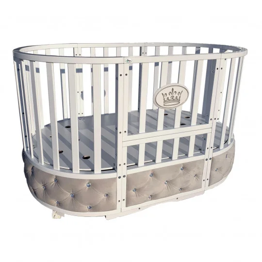 Pătuţ Oliver Gabriella Elegance 6 în 1 (1156) Alb