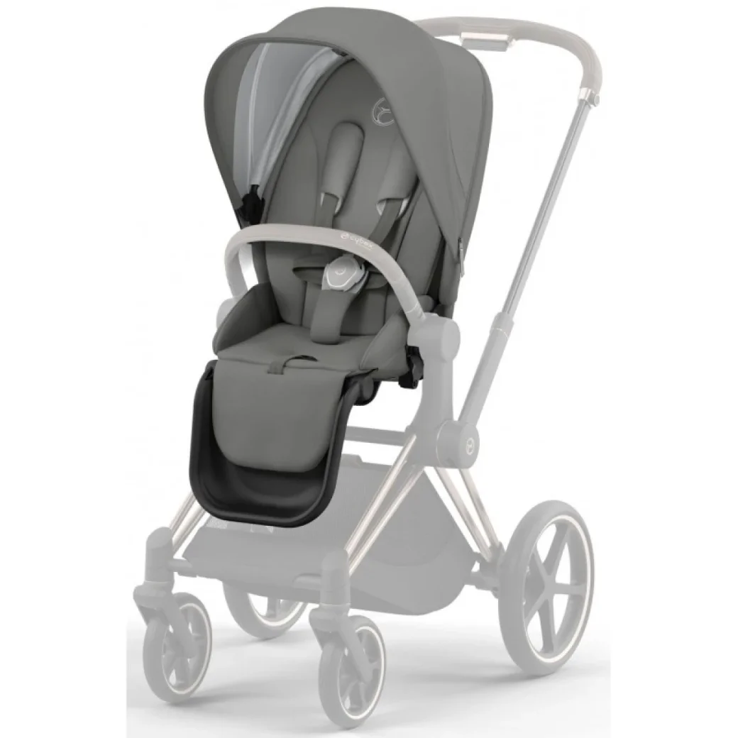 Cărucior 2 în 1 Cybex Priam Mirage Grey, șasiu Matt Black - Preț, Recenzii și Cumpărare Online