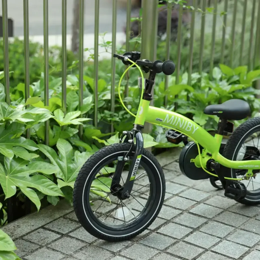Bicicletă copii Qplay Miniby 3in1 14 Green