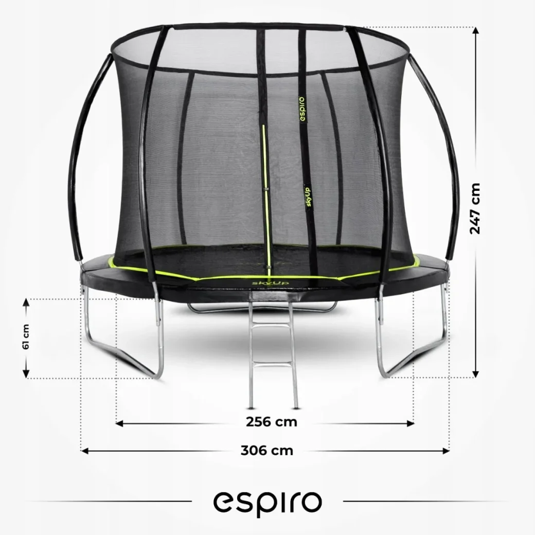 Espiro Sky Up — Безопасный батут для детей и всей семьи, 305 см