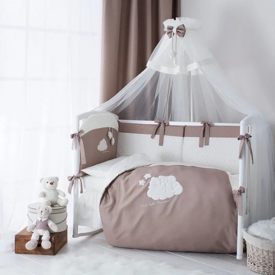 Lenjerie de pat pentru copii Perina Bambino (BB6-01.5) Cappuccino
