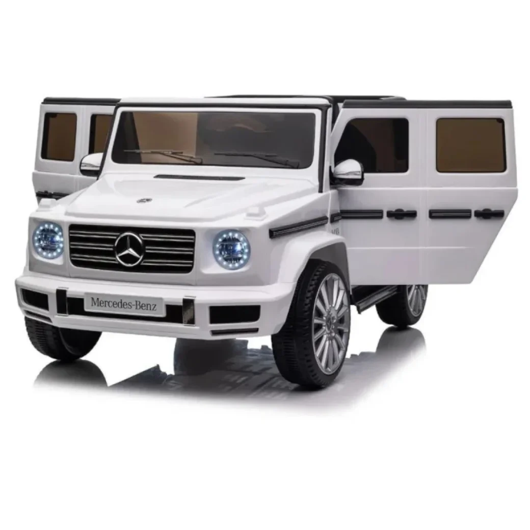 Mașină electrică pentru copii Mercedes-Benz G500 4x4 cu telecomandă, roți EVA, scaun piele, 12V