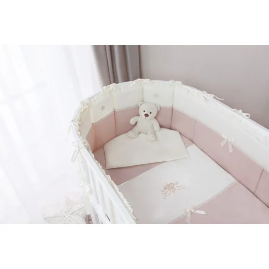 Lenjerie de pat pentru copii Perina Estelle Oval (EO7-125х75) Alb