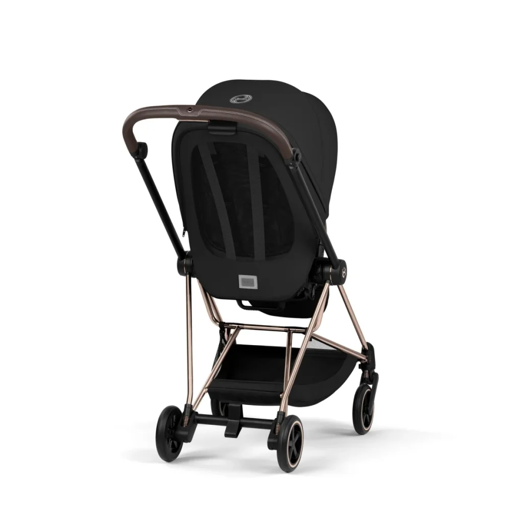 Carucior Cybex Mios 2 in 1 editia Platinum 2026 Sepia Black cadru rose gold