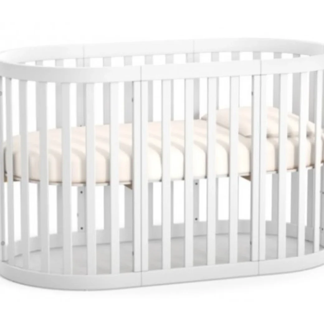 Veres Set mobilier copii Bern Oval (pătuț + comodă + dulap)