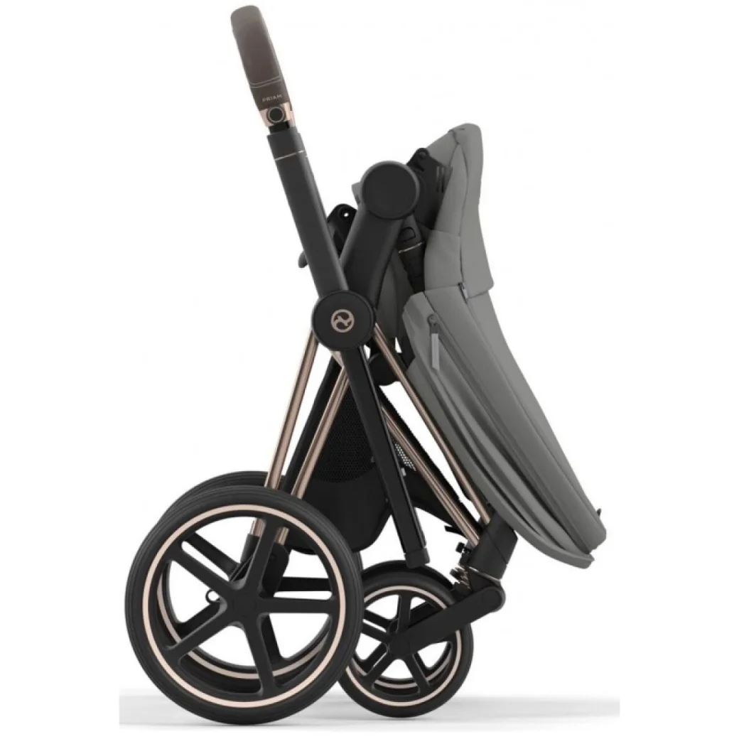 Cărucior 2 în 1 Cybex Priam Mirage Grey, șasiu Matt Black - Preț, Recenzii și Cumpărare Online