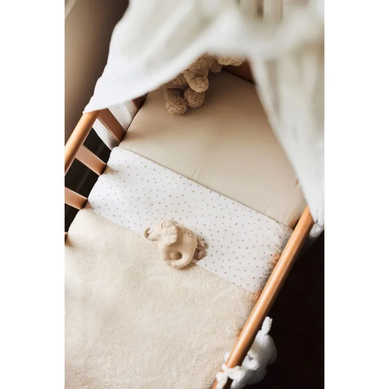 Paturica Jollein Basic Jersey/Sherpa Warm Sand, 100x150 cm