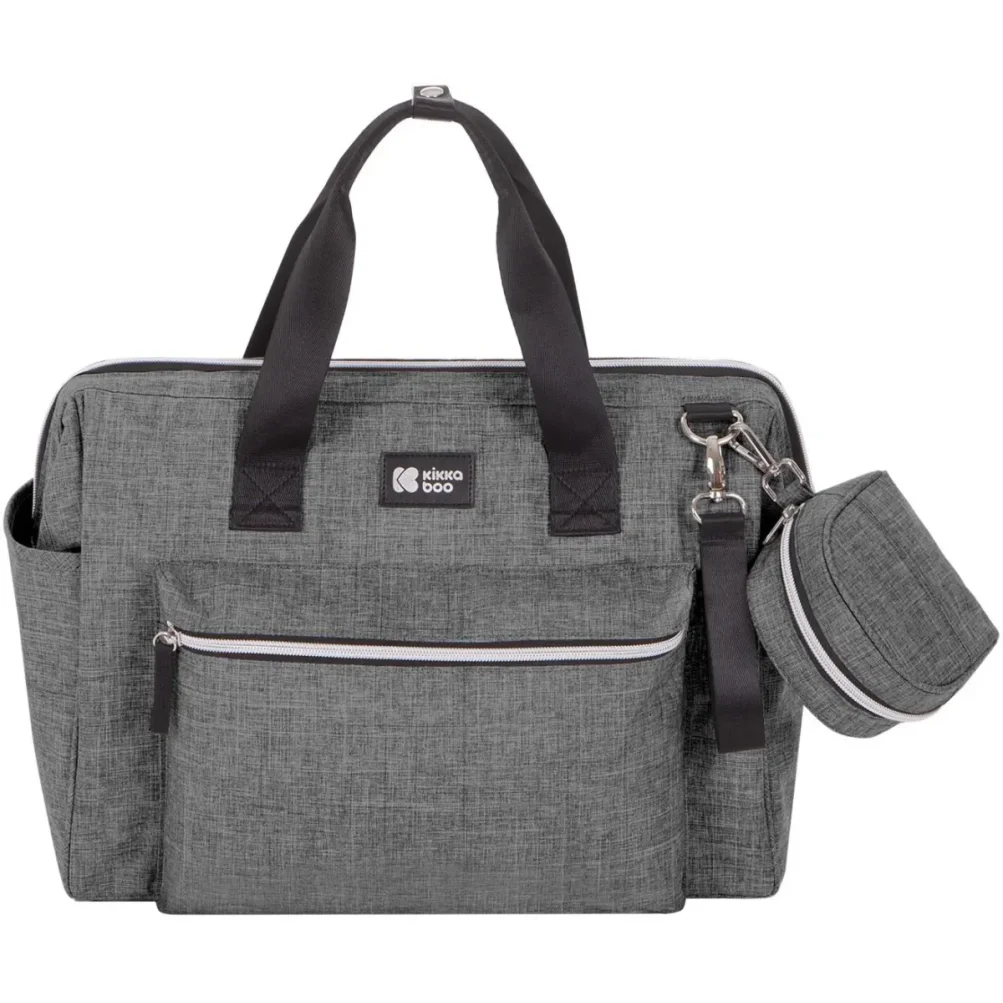 Сумка для мамы KikkaBoo Maxi Dark Grey foto