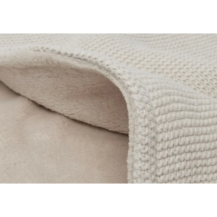 Paturica Jollein Basic Knit Nougat/Fleece, 100x150 cm