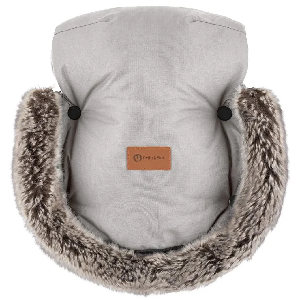 Manusi pentru carucior Petite&Mars Furry Champagne Shower