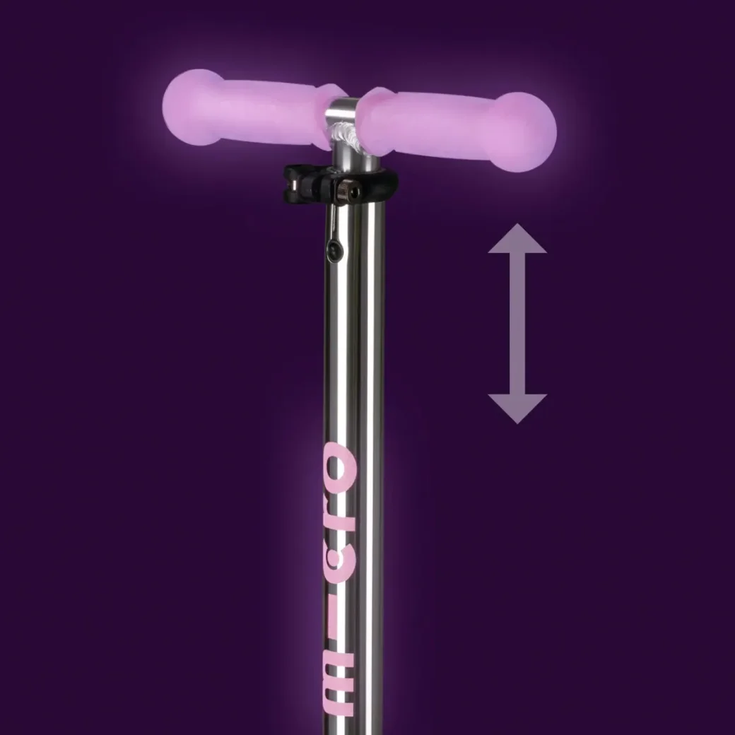 Самокат Micro Maxi Deluxe Glow LED Plus Luminous Purple foto
