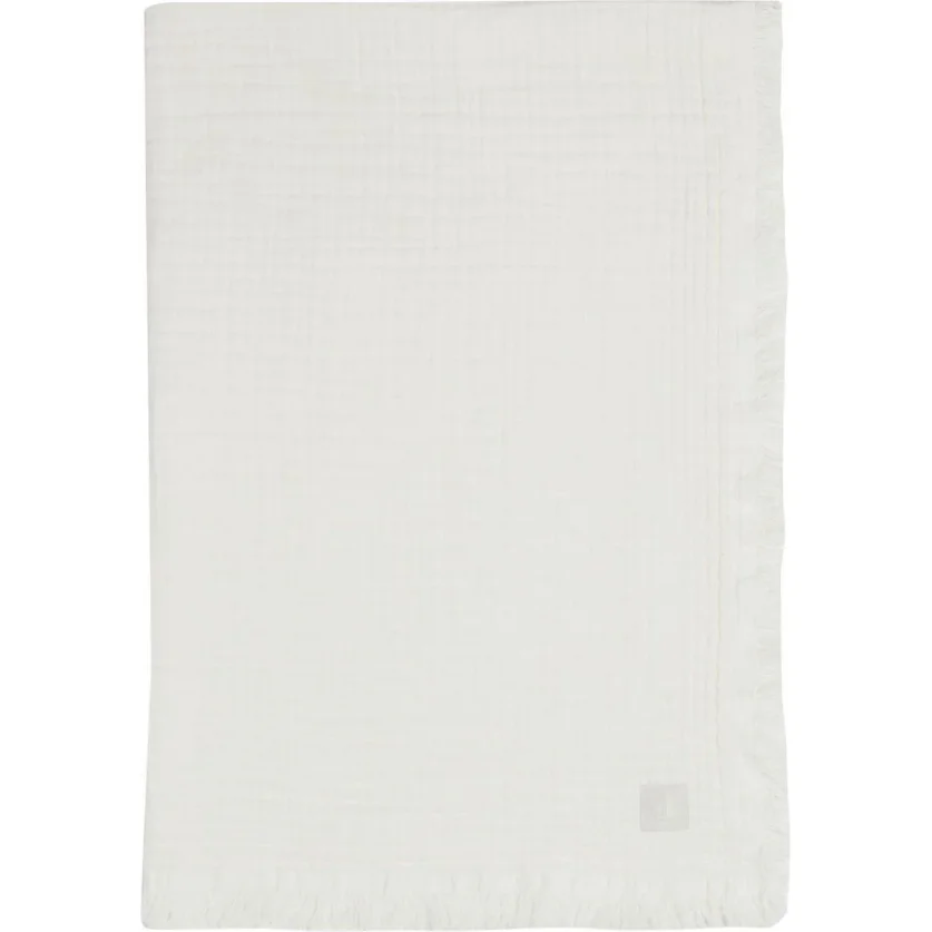 Одеяло Jollein Muslin Fringe Ivory, 75x100 см