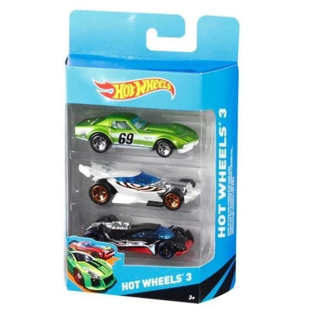 Hot Wheels Набор из 3-х базовых машинок (аcс).