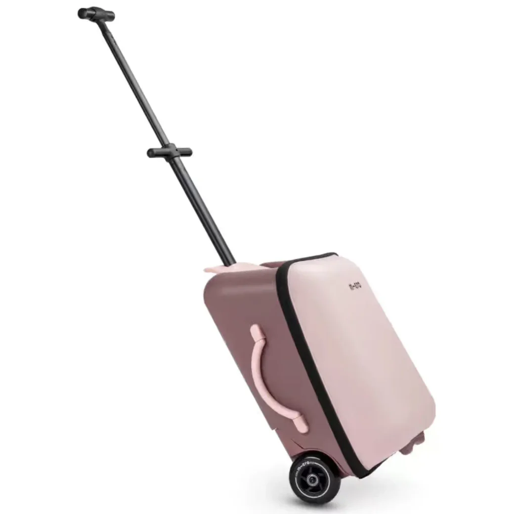 Troller Micro Ride On Luggage Eazy Allrounder Pink foto