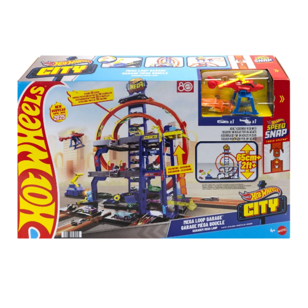 Игровой набор Hot Wheels "Гараж с мега-петлёй"