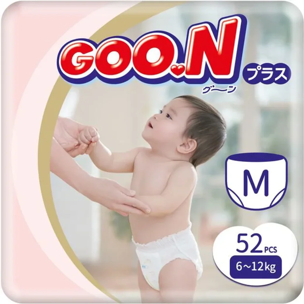 Трусики GooN Plus размер M (6-12 кг), 52 шт.