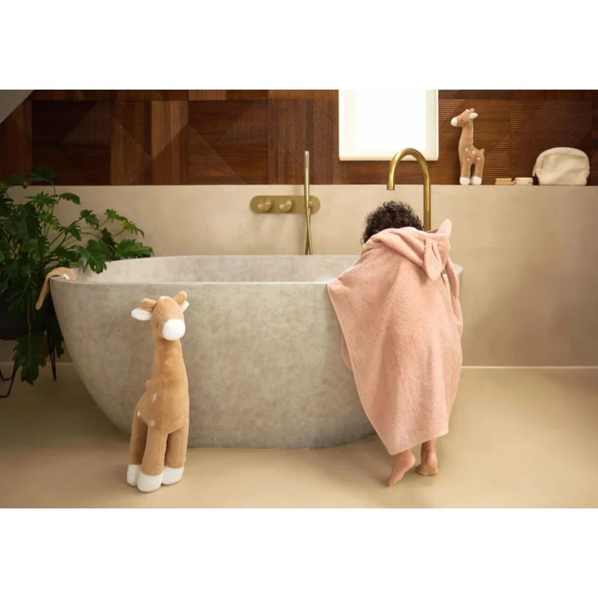 Poncho pentru baie Jollein Terry Wild Rose