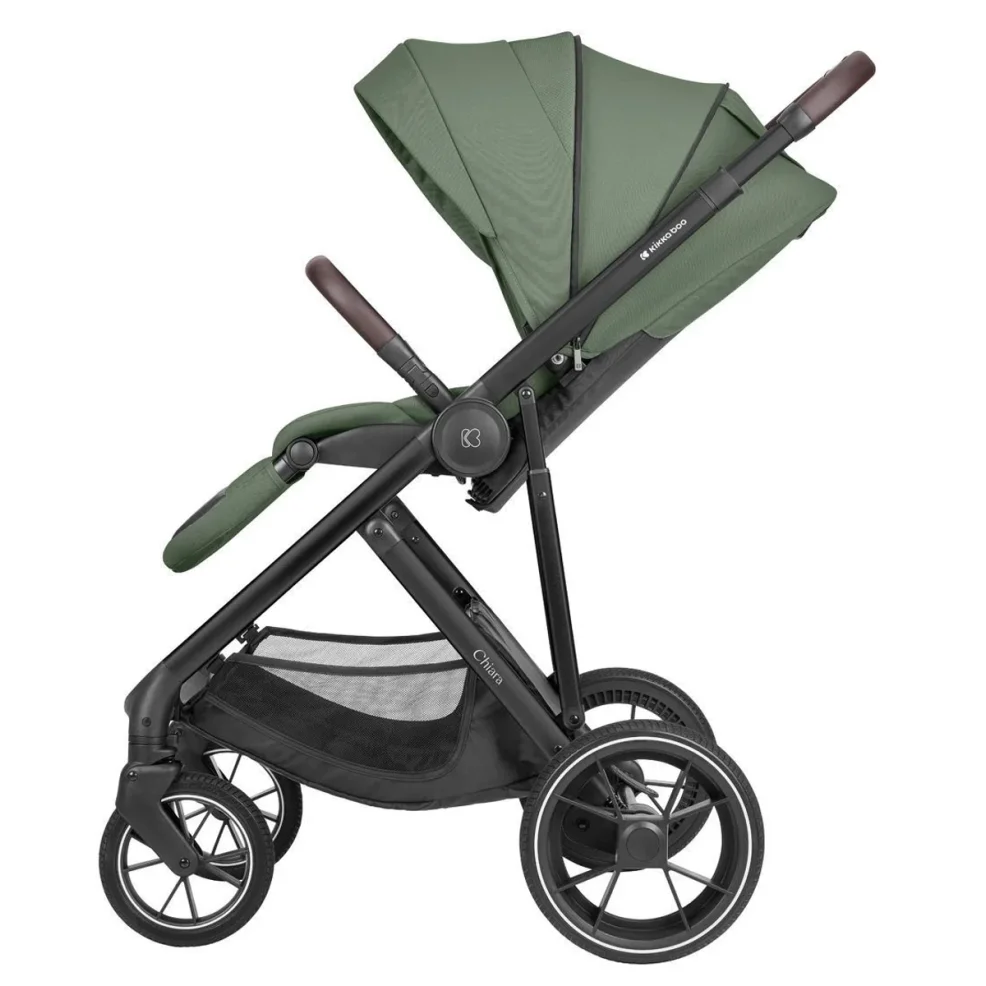 Carucior 3 in 1 KikkaBoo Chiara Army Green