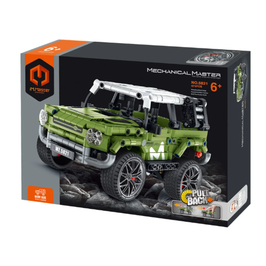 Set de construcție iM Master Mechanical Master „Pickup”, cu inerție, 474 piese