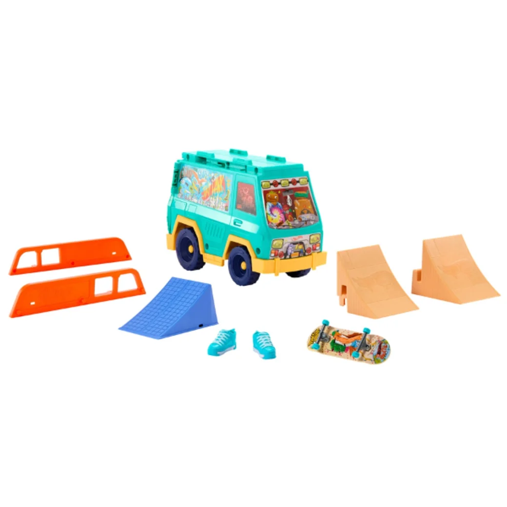 Hot Wheels Набор для фингербординга Tony Hawk "Фургон для скейтбордистов"