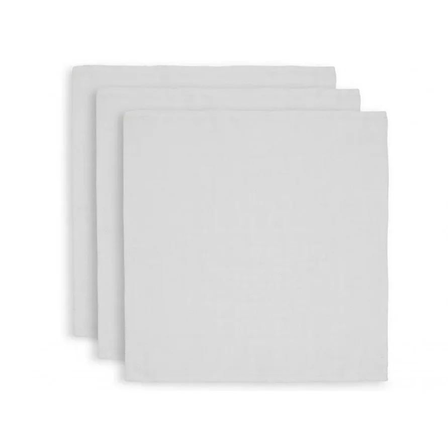 Pelinci de muselina Jollein White, 70x70 cm, 3 buc. foto