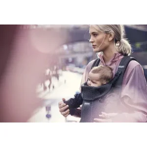 Marsupiu anatomic BabyBjorn Move Anthracite, 3D Mesh foto