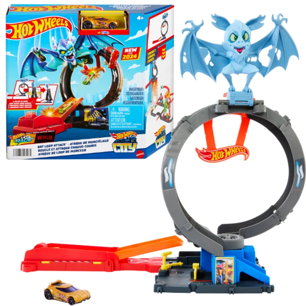 Hot Wheels Set de joc "Atacul liliacului"