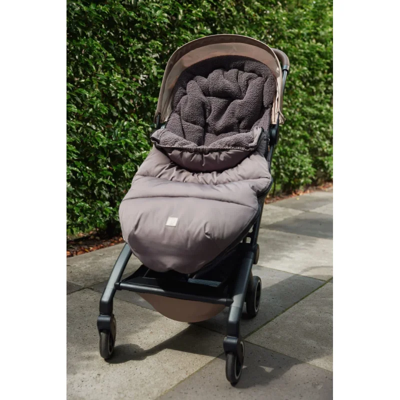 Husa de iarna pentru carucior Jollein Puffed Grey