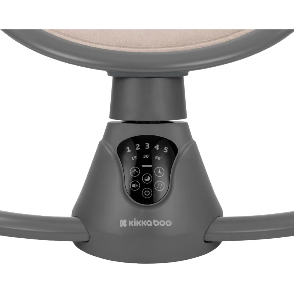 Электрические качели KikkaBoo Twiddle Beige/Grey
