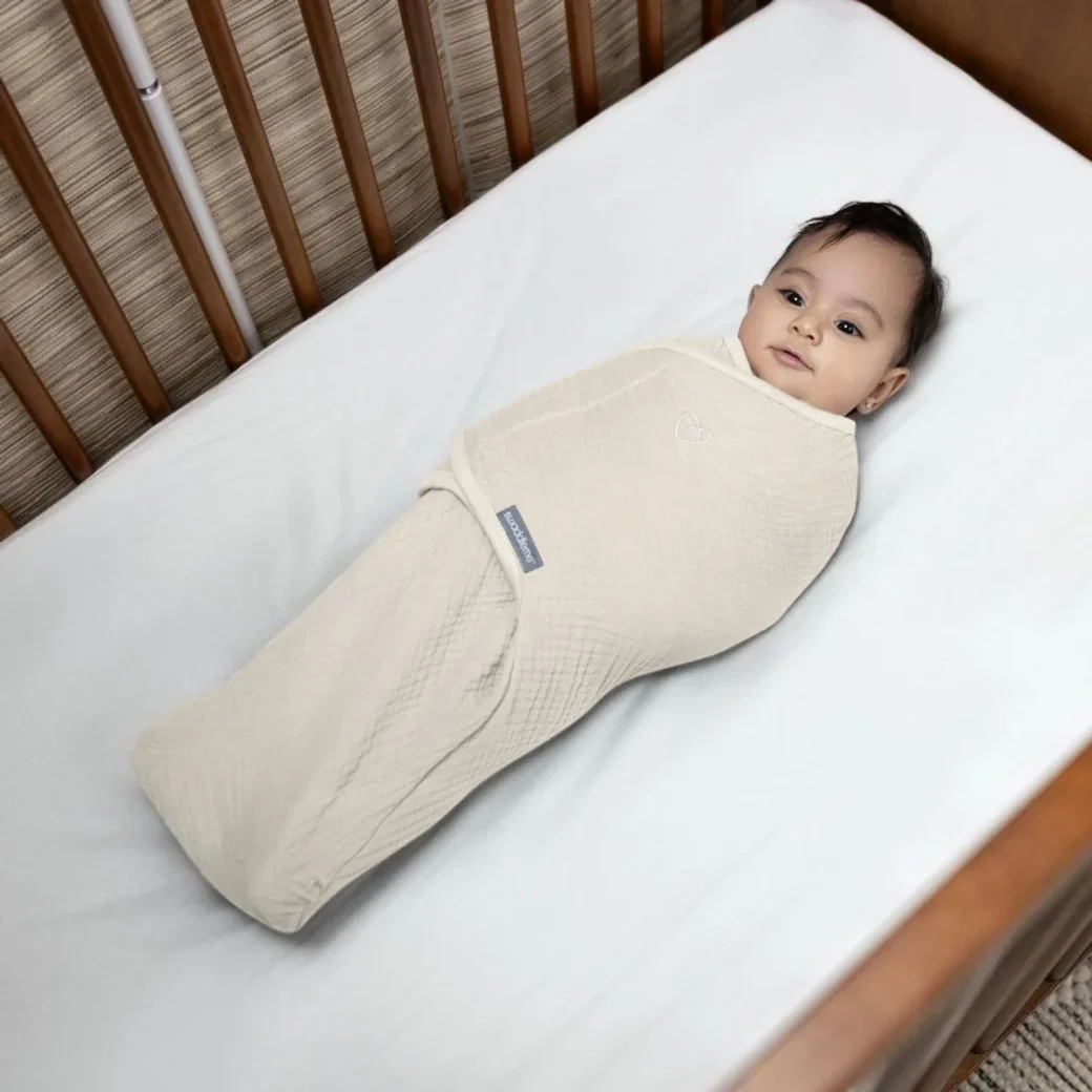 Конверт для пеленания Ingenuity Swaddle Me Cream (0-3 мес.)