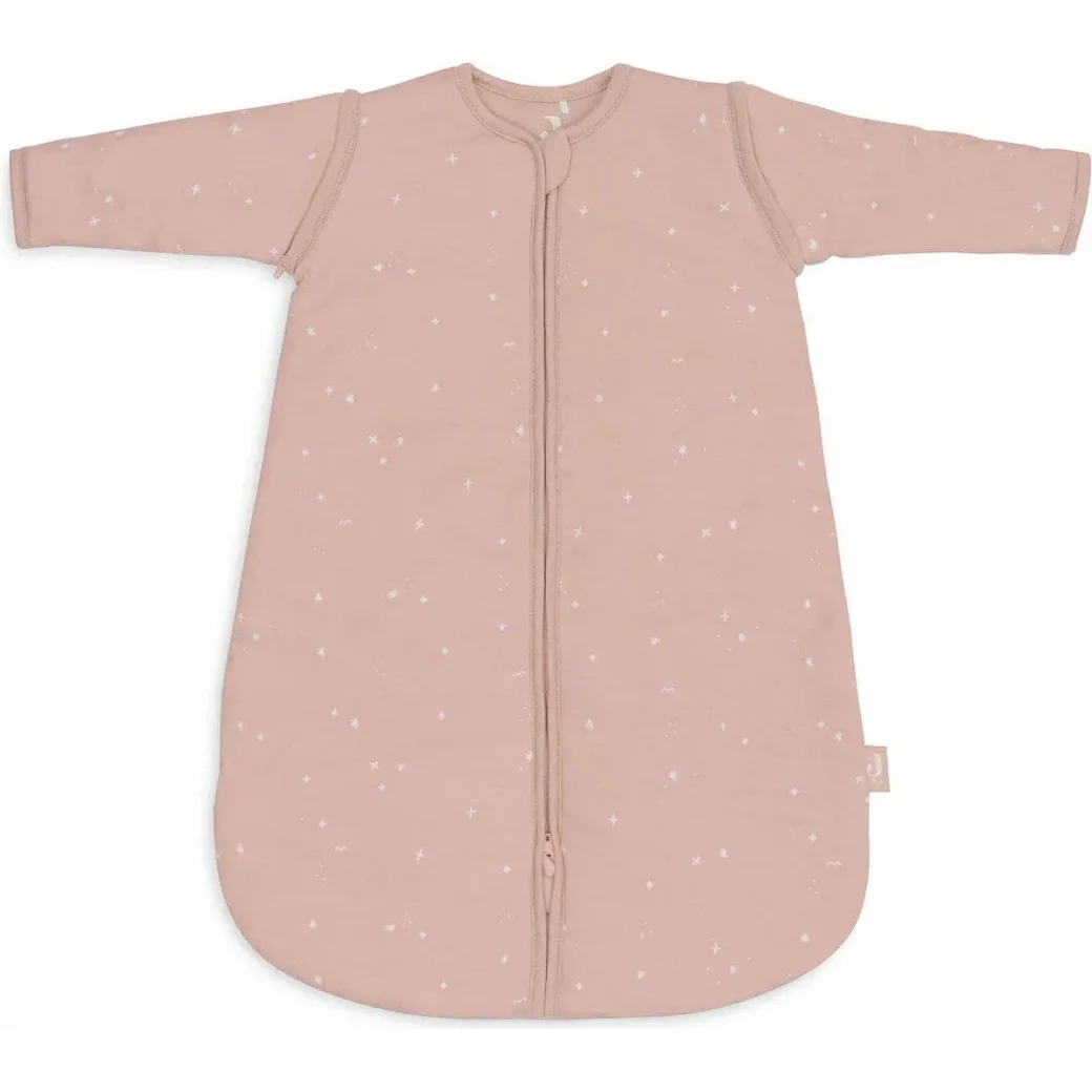 Круглый спальный мешок с отстёгивающимися рукавами Jollein Twinkling Wild Rose, 60 см foto