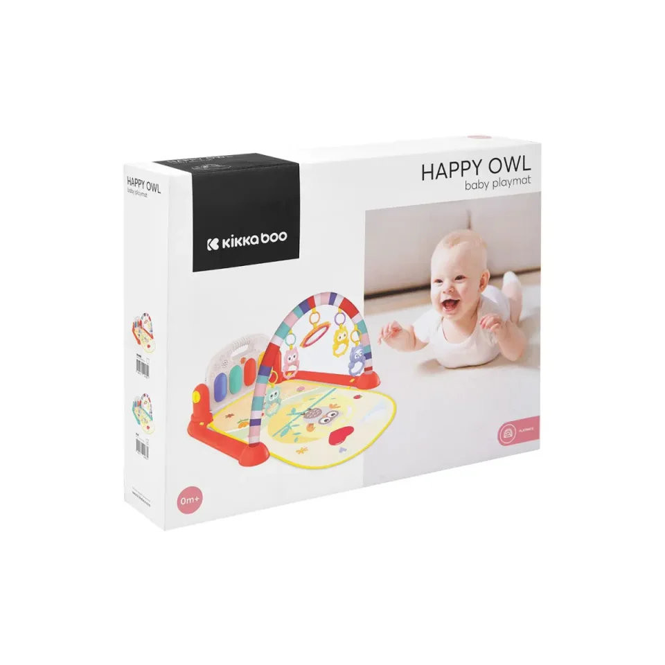 Игровой коврик KikkaBoo Happy Owl Orange foto