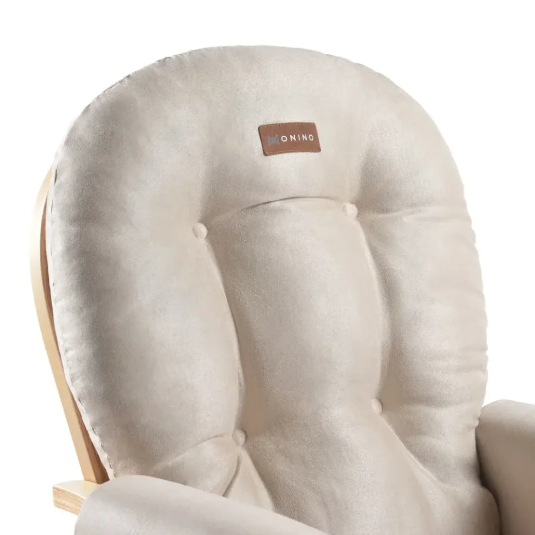 Fotoliu reglabil pentru alaptare ONINO CALM.me Natural Beige cu suport de picioare inclus foto
