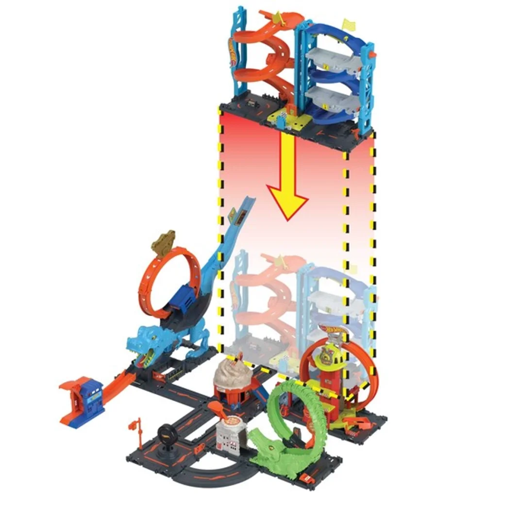 Hot Wheels Set de joc "Turn-transformer de curse urbane"