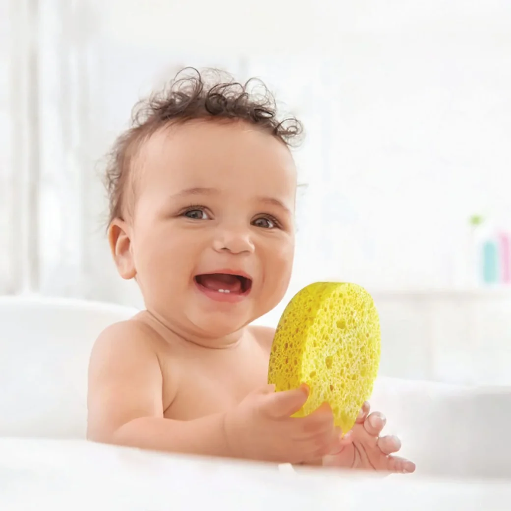 Burete din celuloza pentru copii BabyJem Roz