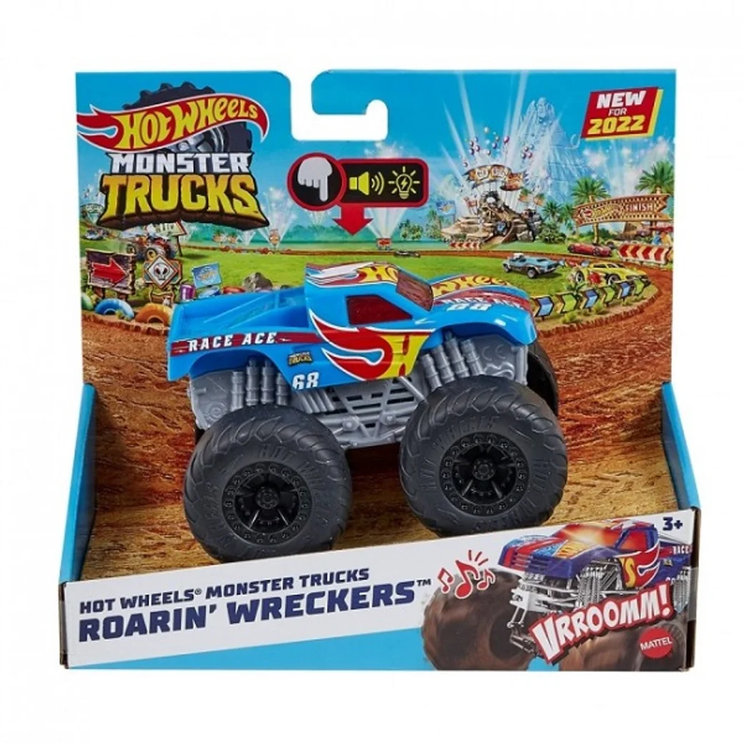 Hot Wheels "Monster Trucks" Mașina SUV la scara 1:43 (as., sunete și lumini)