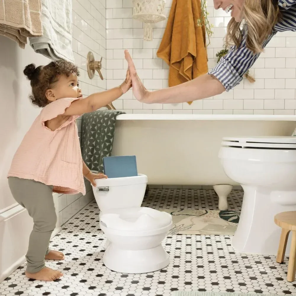 Olita cu sunete Ingenuity My Size Potty Pro Alba foto