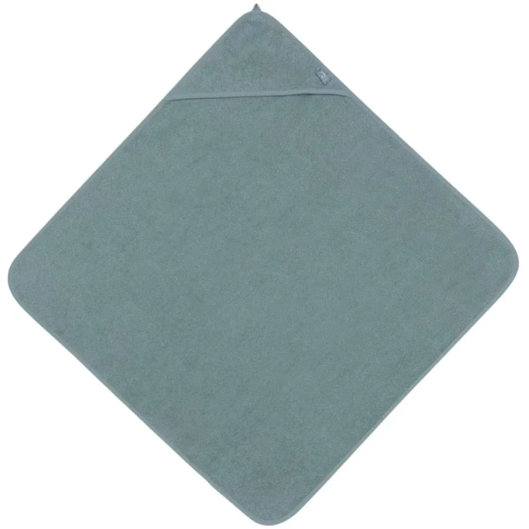 Prosop cu gluga Jollein Terry Sea Green, 75x75 cm