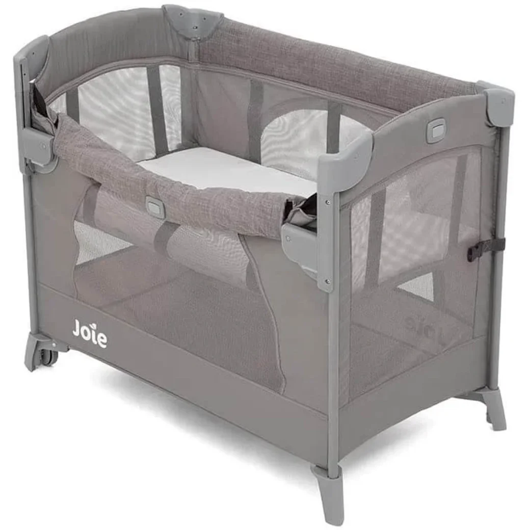 Patut pliant Cosleeper Joie Kubbie Sleep Foggy Grey