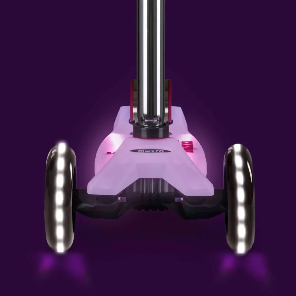 Самокат Micro Maxi Deluxe Glow LED Plus Luminous Purple foto
