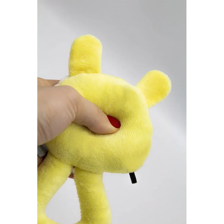 Плюшевая игрушка-погремушка BabyJem Kitten Yellow (3+ мес.) foto